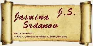 Jasmina Srdanov vizit kartica